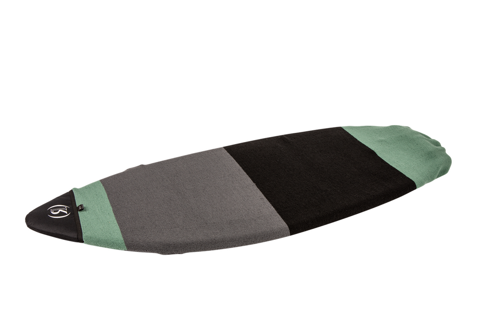 RONIX BOARD CASE SURF SOCK JADE _ BLACK GREY POINT