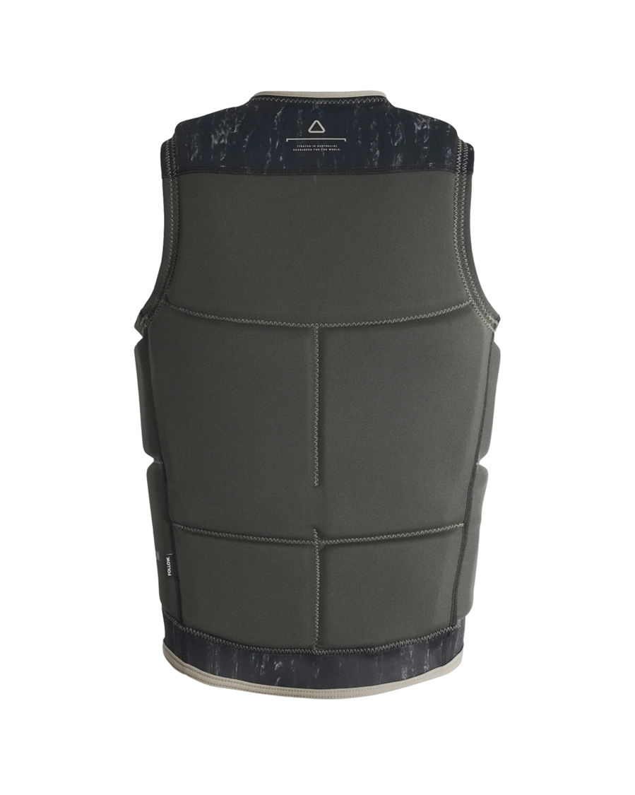 Follow Affiliate Mens Vest - Olive (2)