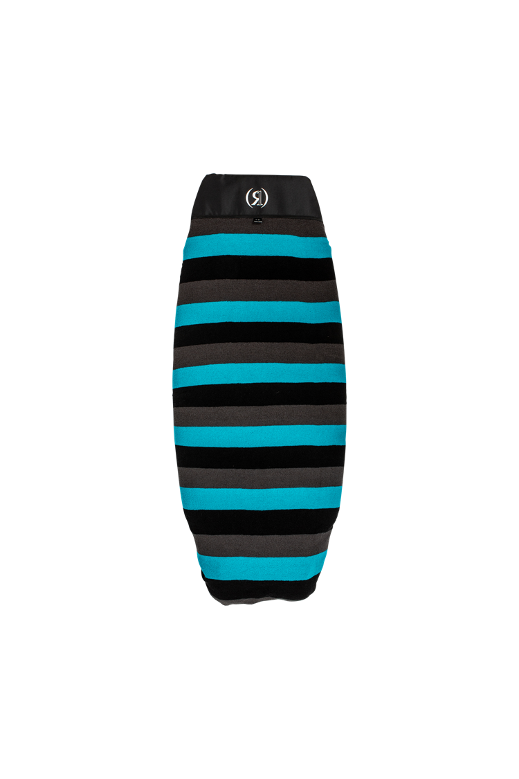 RONIX BOARD CASE SURF SOCK AQUA BLUE _ BLACK WIDE 