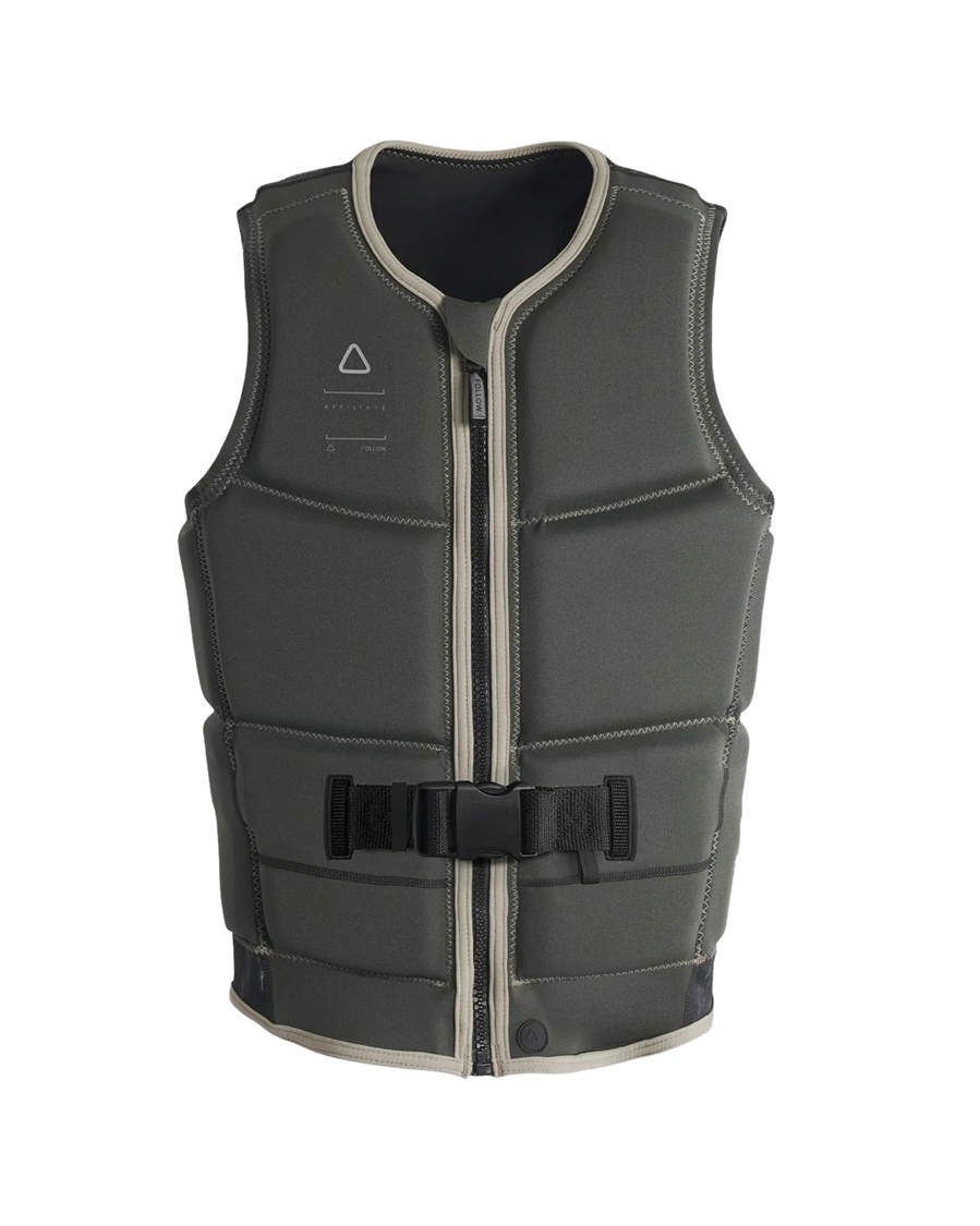 Follow Affiliate Mens Vest - Olive