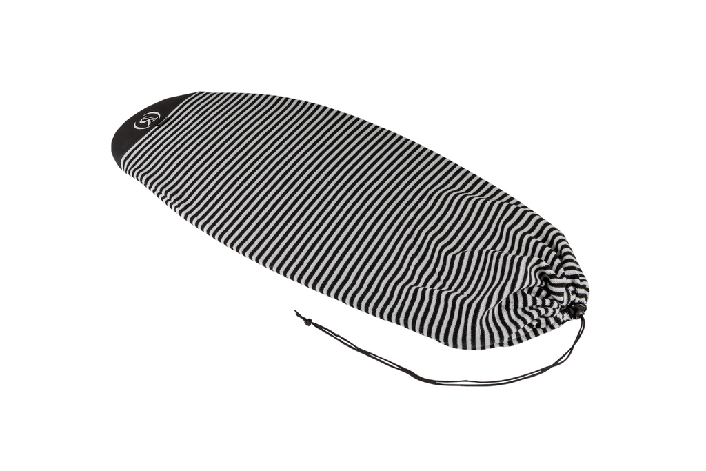 RONIX BOARD CASE SURF SOCK ROUND NOSE BLACK _ WHIT
