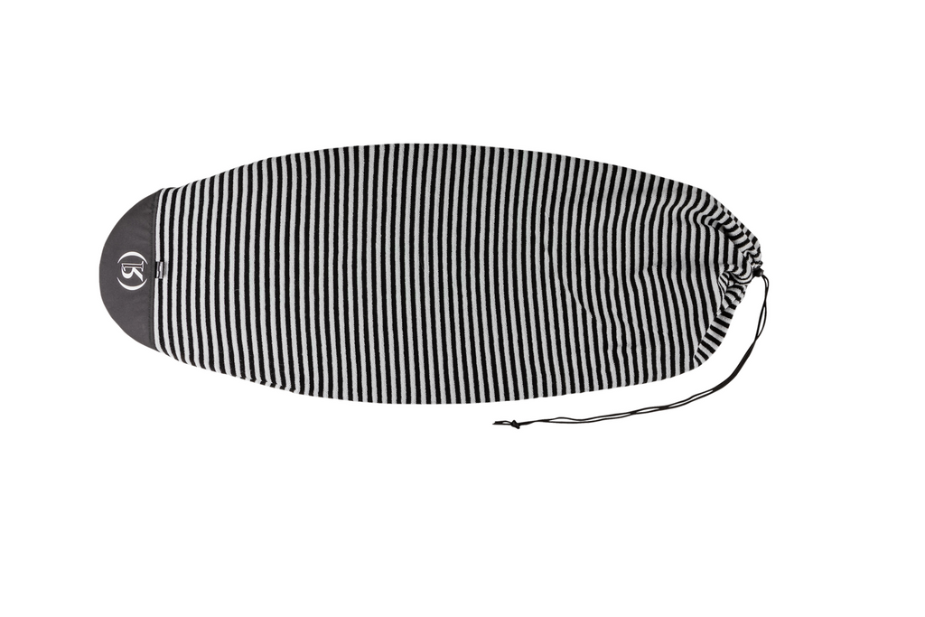 RONIX BOARD CASE SURF SOCK ROUND NOSE BLACK _ WHIT
