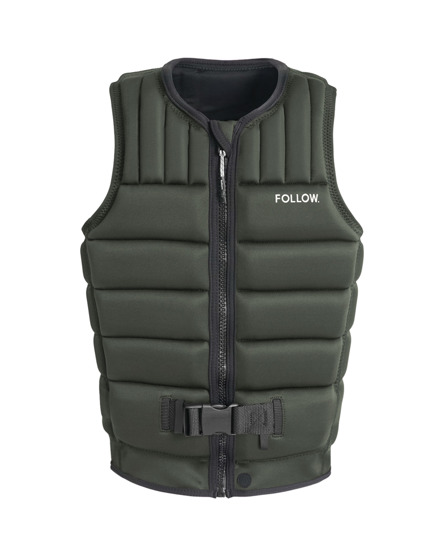 Follow Total Mens Vest - Olive