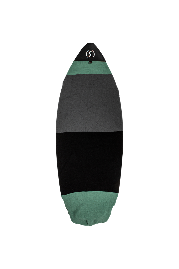 RONIX BOARD CASE SURF SOCK JADE _ BLACK GREY POINT