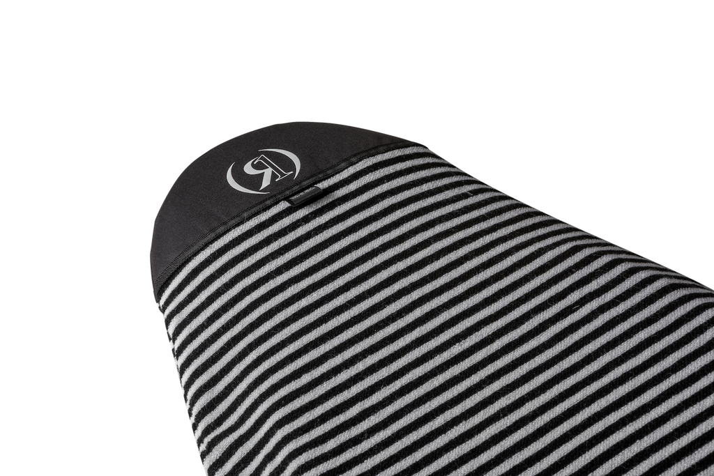 RONIX BOARD CASE SURF SOCK ROUND NOSE BLACK _ WHIT