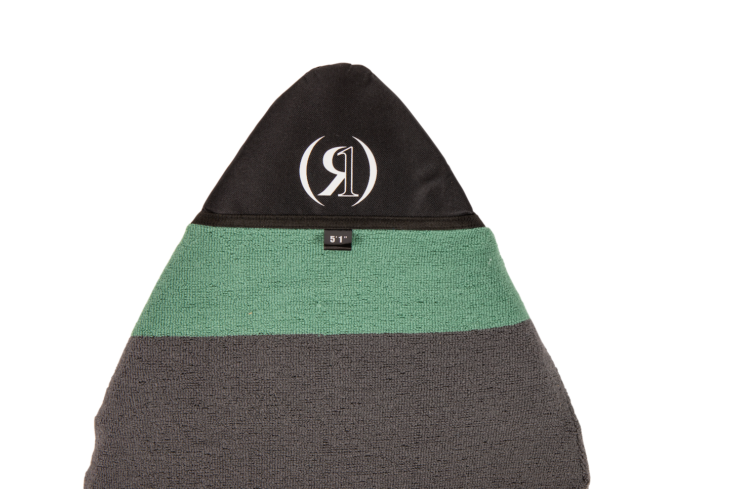 RONIX BOARD CASE SURF SOCK JADE _ BLACK GREY POINT