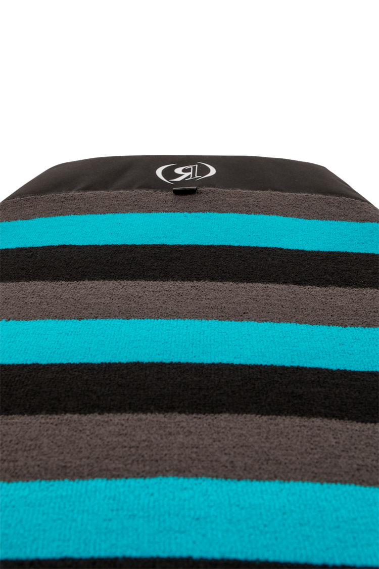 RONIX BOARD CASE SURF SOCK AQUA BLUE _ BLACK WIDE 