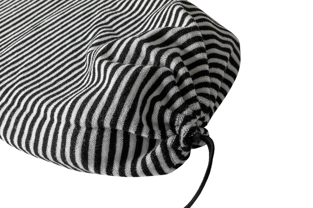 RONIX BOARD CASE SURF SOCK ROUND NOSE BLACK _ WHIT