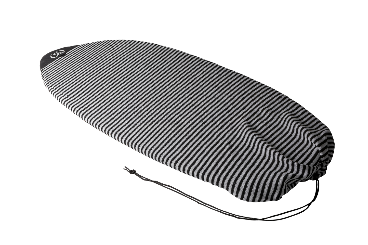 RONIX BOARD CASE SURF SOCK ROUND NOSE BLACK _ WHIT
