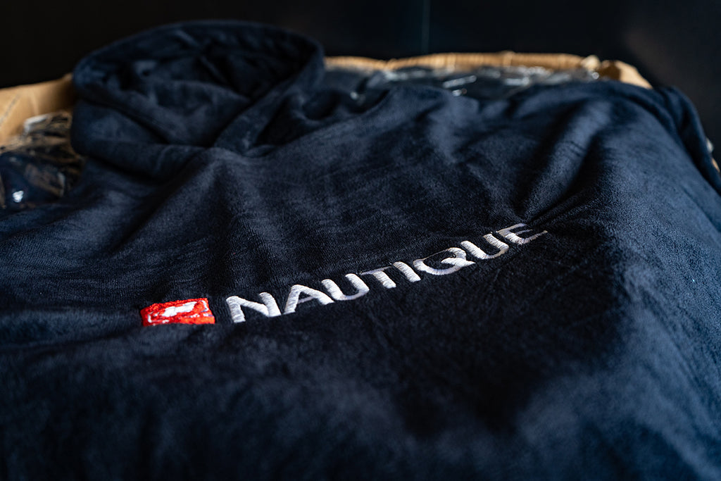 Nautique Towel Poncho - Youth Black