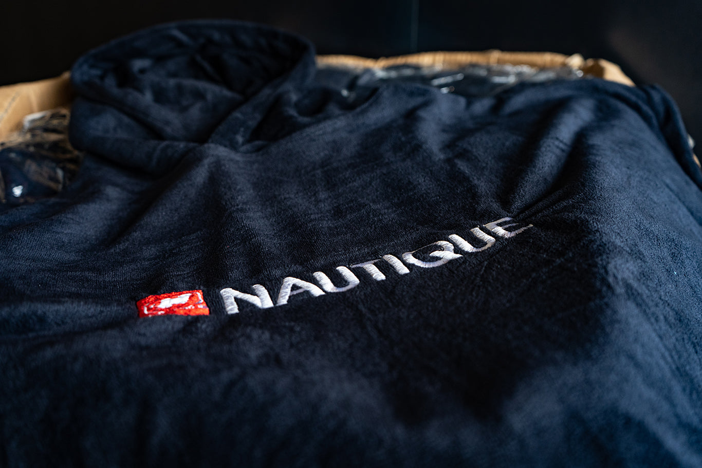 Nautique Towel Poncho - Youth Black
