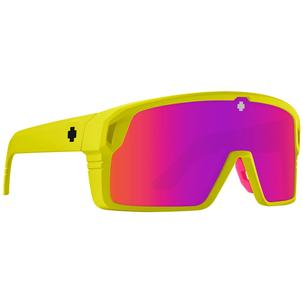 Spy Sunglass Monolith - Matte Neon Yellow